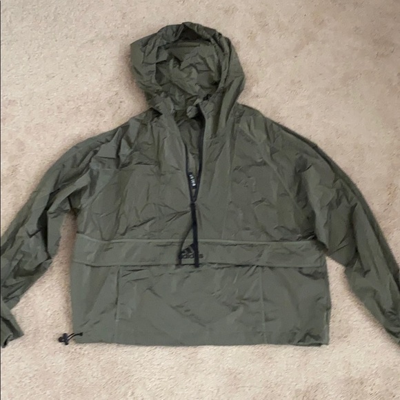adidas Jackets & Blazers - Adidas Green Windbreaker Jacket